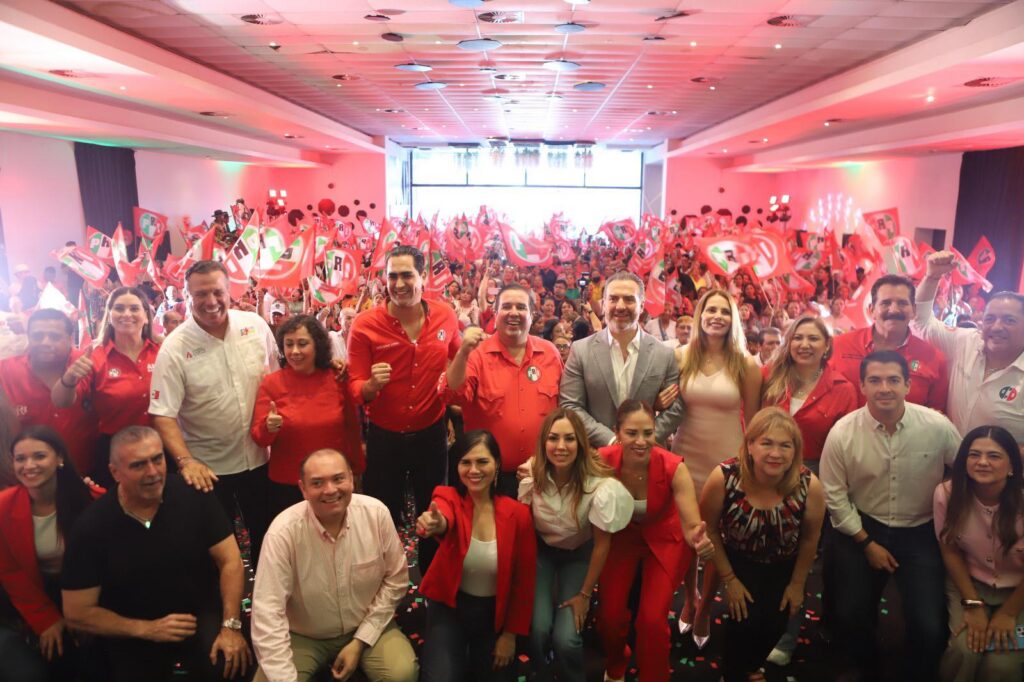 Diego Garay y Verónica Martínez asumen nueva etapa del PRI en Monterrey