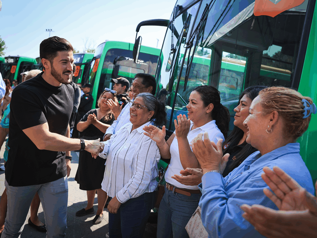 Va NL por primer lugar en movilidad con más y nuevas unidades.- Samuel García