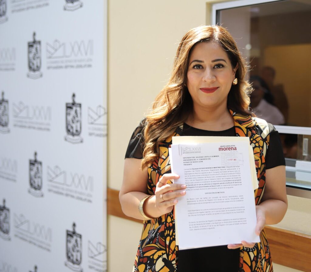PROPONE BERE MARTÍNEZ HOMOLOGAR TARIFAS DE DIVORCIOADMINISTRATIVO EN NUEVO LEÓN