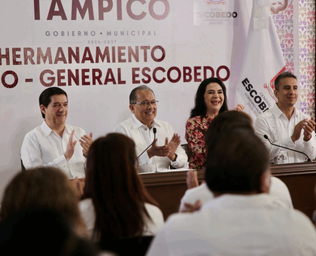 Escobedo y Tampico firman alianza pro desarrollo regional