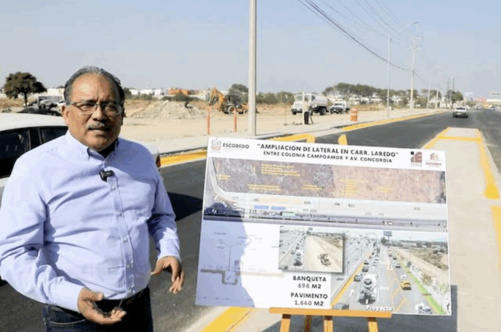 Presenta Mijes ampliación de carretera a Laredo