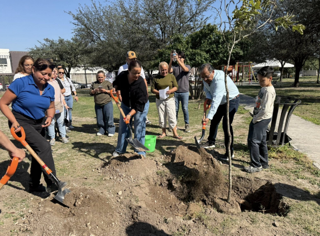 Escobedo crea pulmón urbano en Quintas de Anáhuac