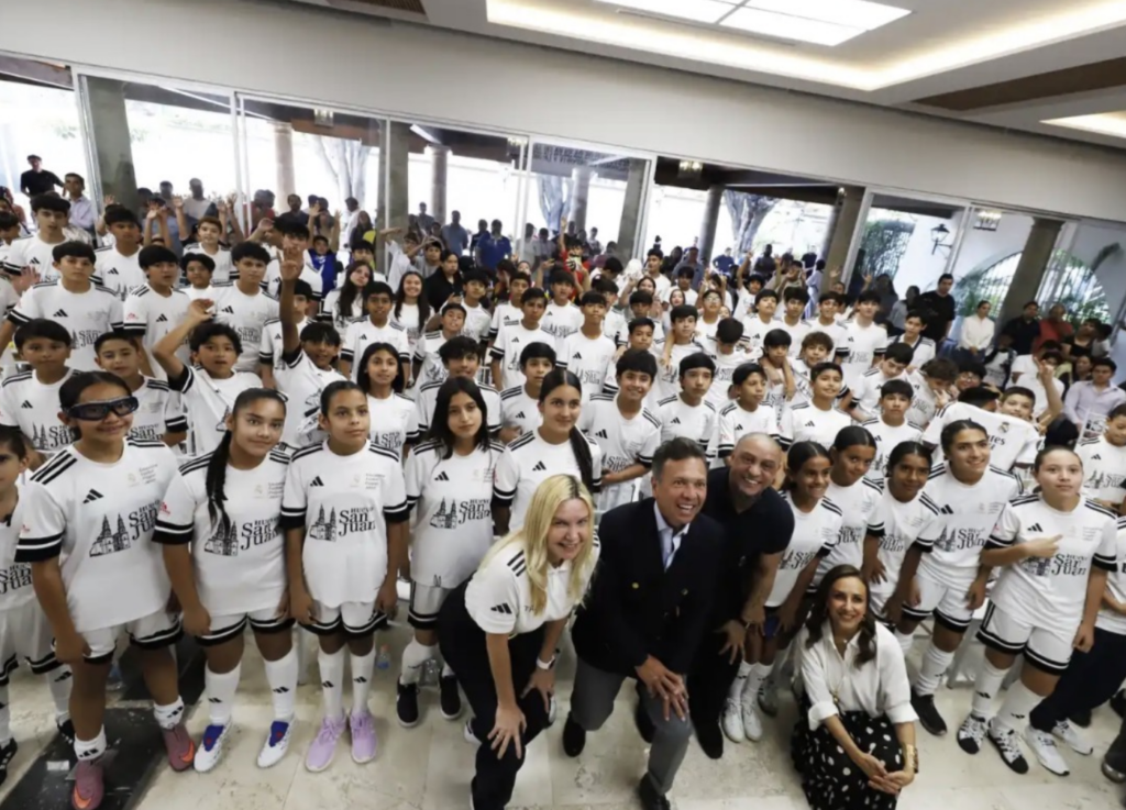Fundación Real Madrid llega a San Pedro con su programa de fútbol.