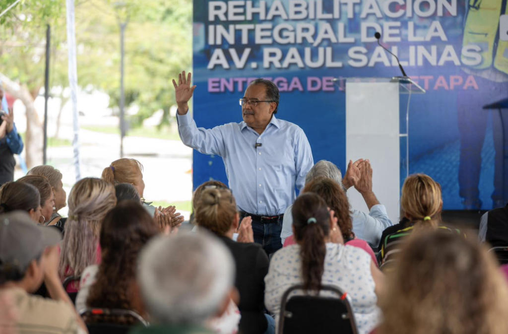Entrega Mijes primera etapa de rehabilitación integral de Raúl Salinas
