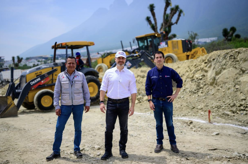 Arranca Monterrey dos obras de conexión vial en zona Cumbres