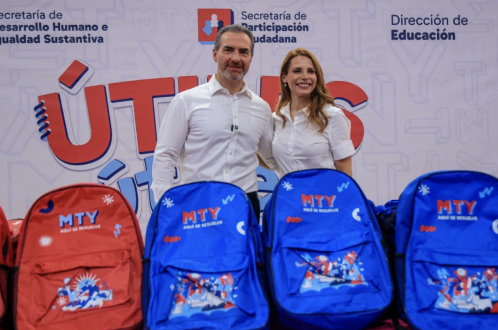 Arranca Monterrey entrega de paquetes escolares del programa “Útiles, útiles”